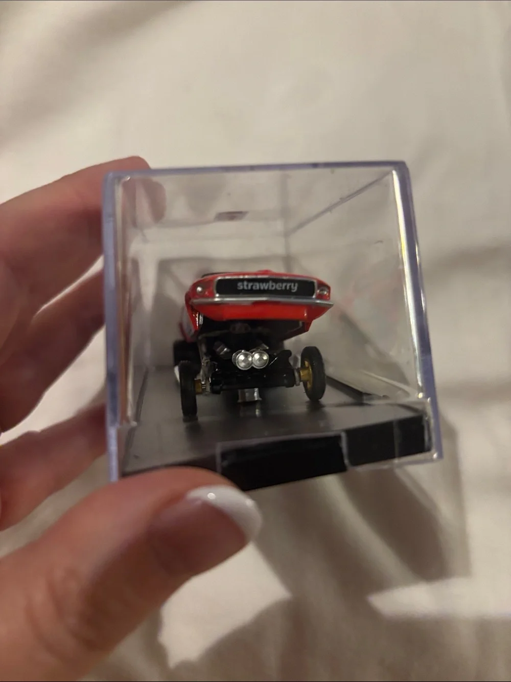 Red Fanta-Branded 1969 Ford Mustang Funny Car Toy - Collector Die-Cast
